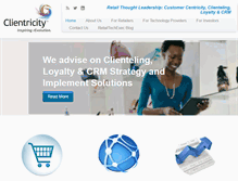 Tablet Screenshot of clientricity.net